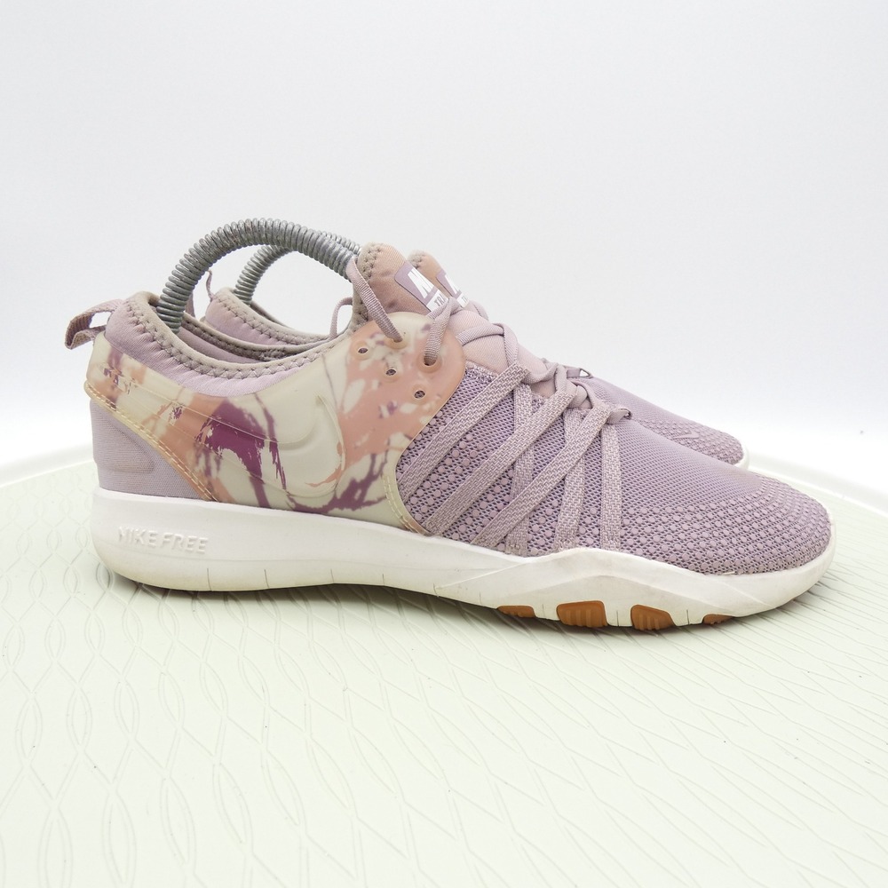 Nike Free TR 7 Plum White Marbled Training Shoes Womens 8 904651-500